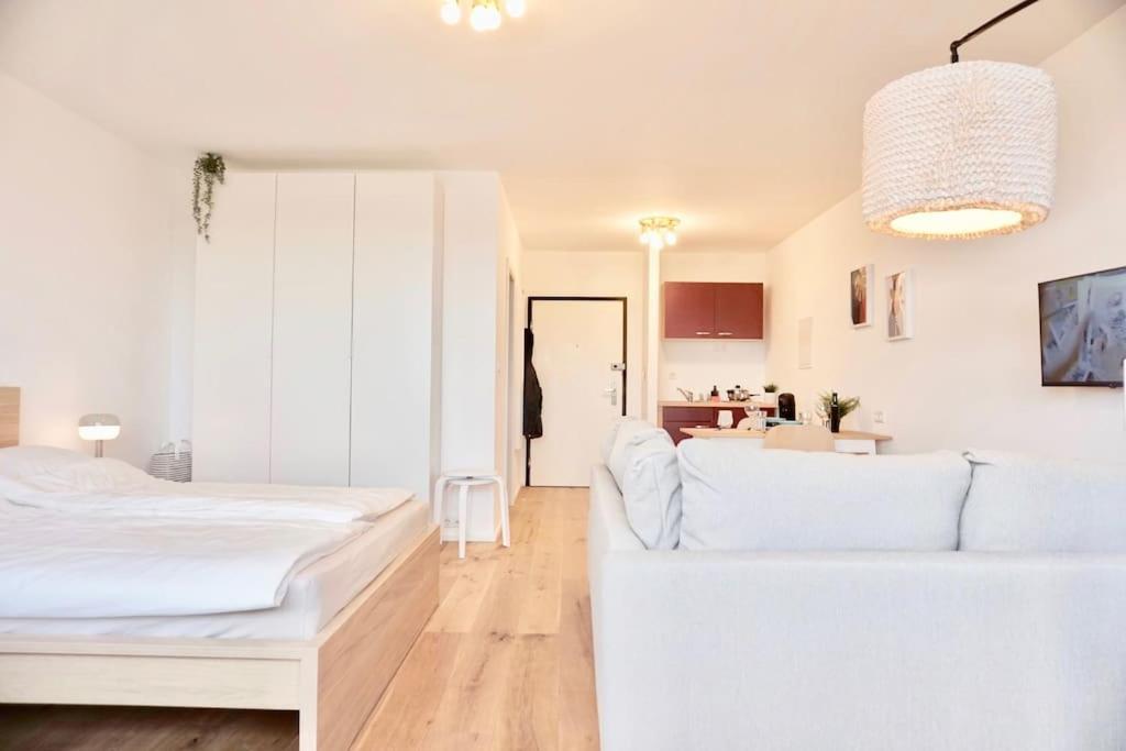 Neu Modernes Apartment In Top Lage, Free Parking Max 1,65M Hoehe Und 1,8M Breite Karlsruhe Buitenkant foto