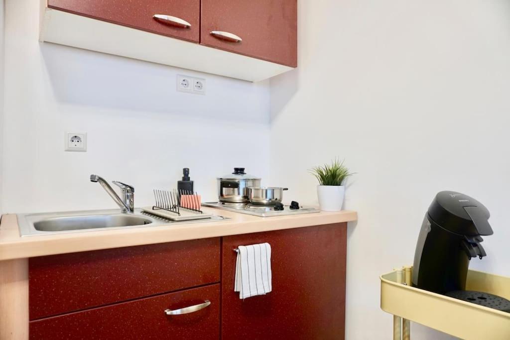 Neu Modernes Apartment In Top Lage, Free Parking Max 1,65M Hoehe Und 1,8M Breite Karlsruhe Buitenkant foto